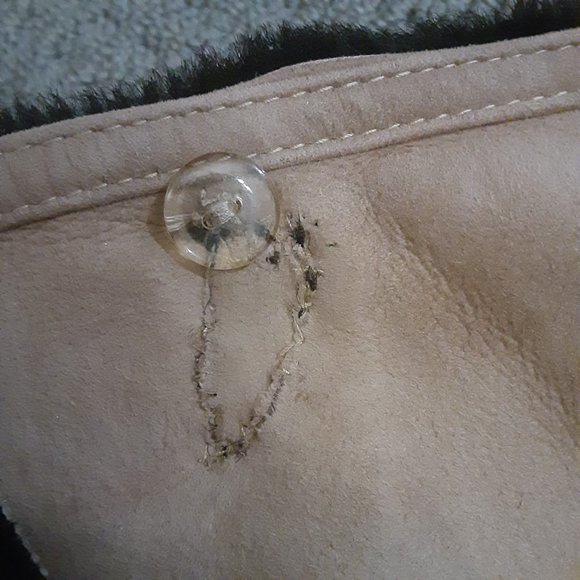 Vintage Cowhide Coat- Women's Size M - Picture 13 of 14